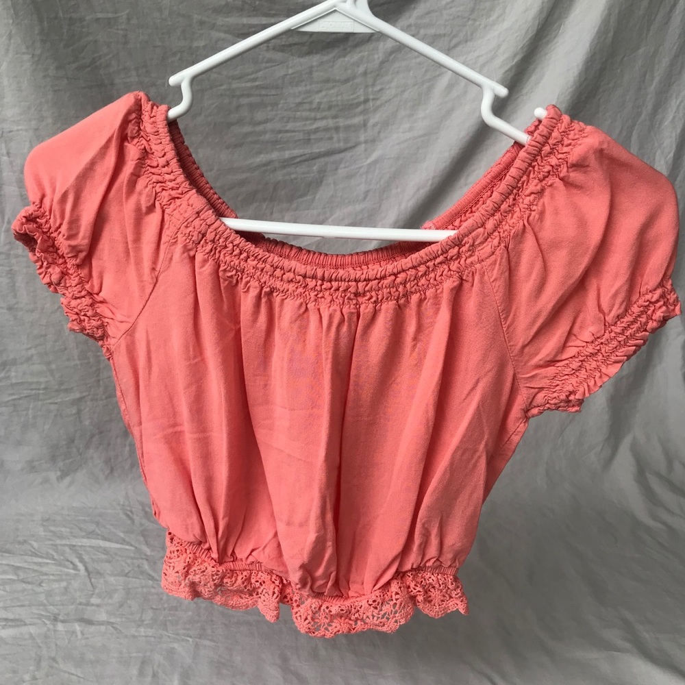 Off the Shoulder Crop Top
